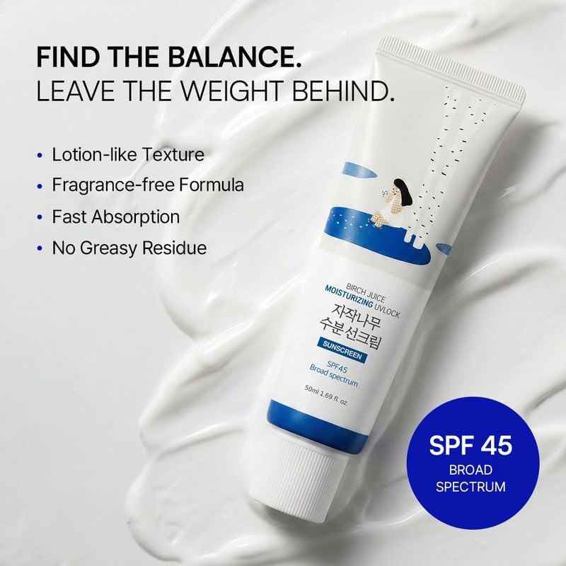 Round Lab - Birch Moisturizing Sunscreen 50+