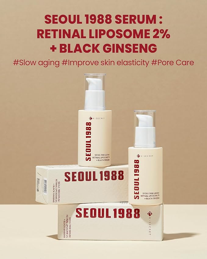 K- Secret SEOUL 1988 SERUM : RETINAL LIPOSOME 2% + BLACK GINSENG