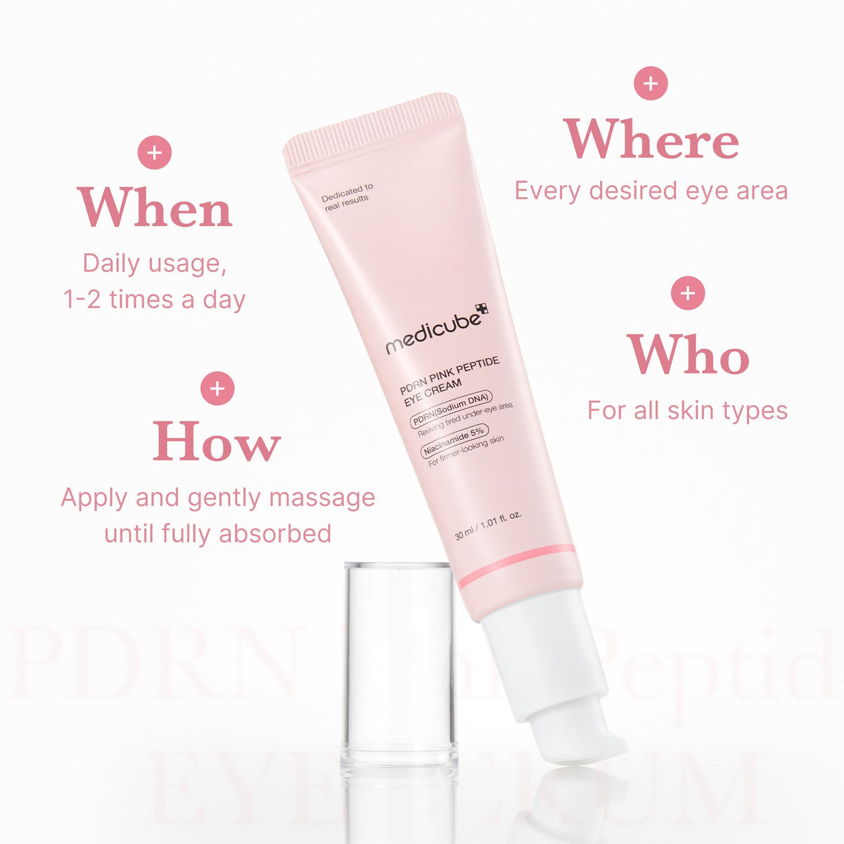 Medicube - PDRN Pink Peptide Eye Cream