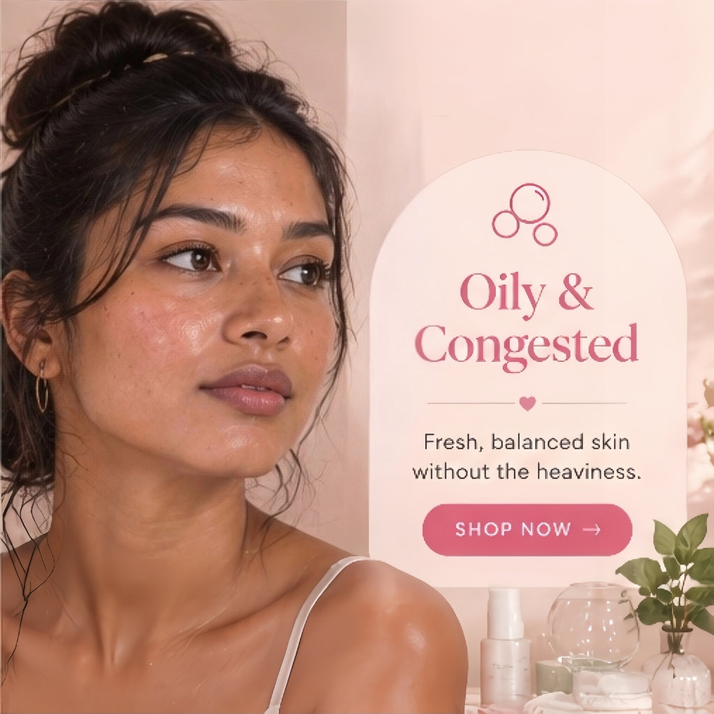 Oily & Congested