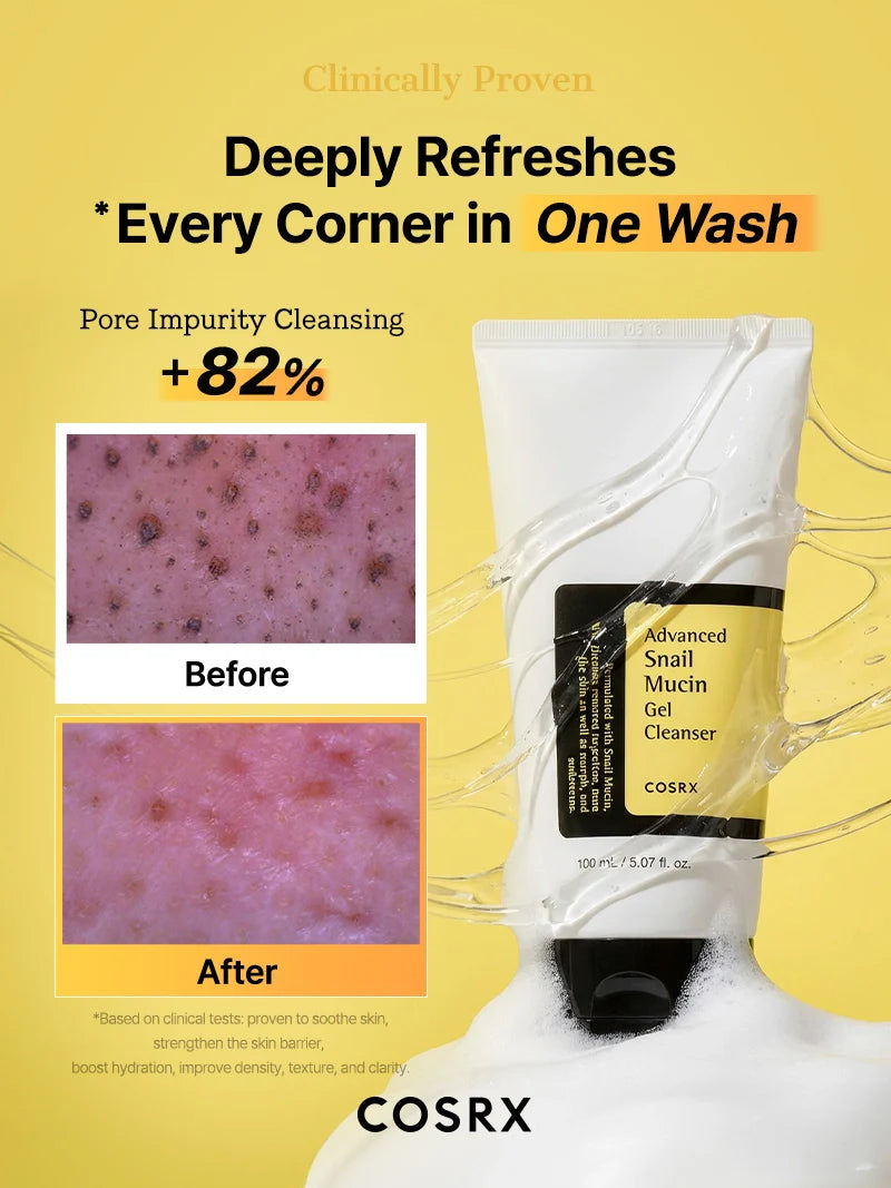 Cosrx - Advanced Snail Mucin Gel Cleanser