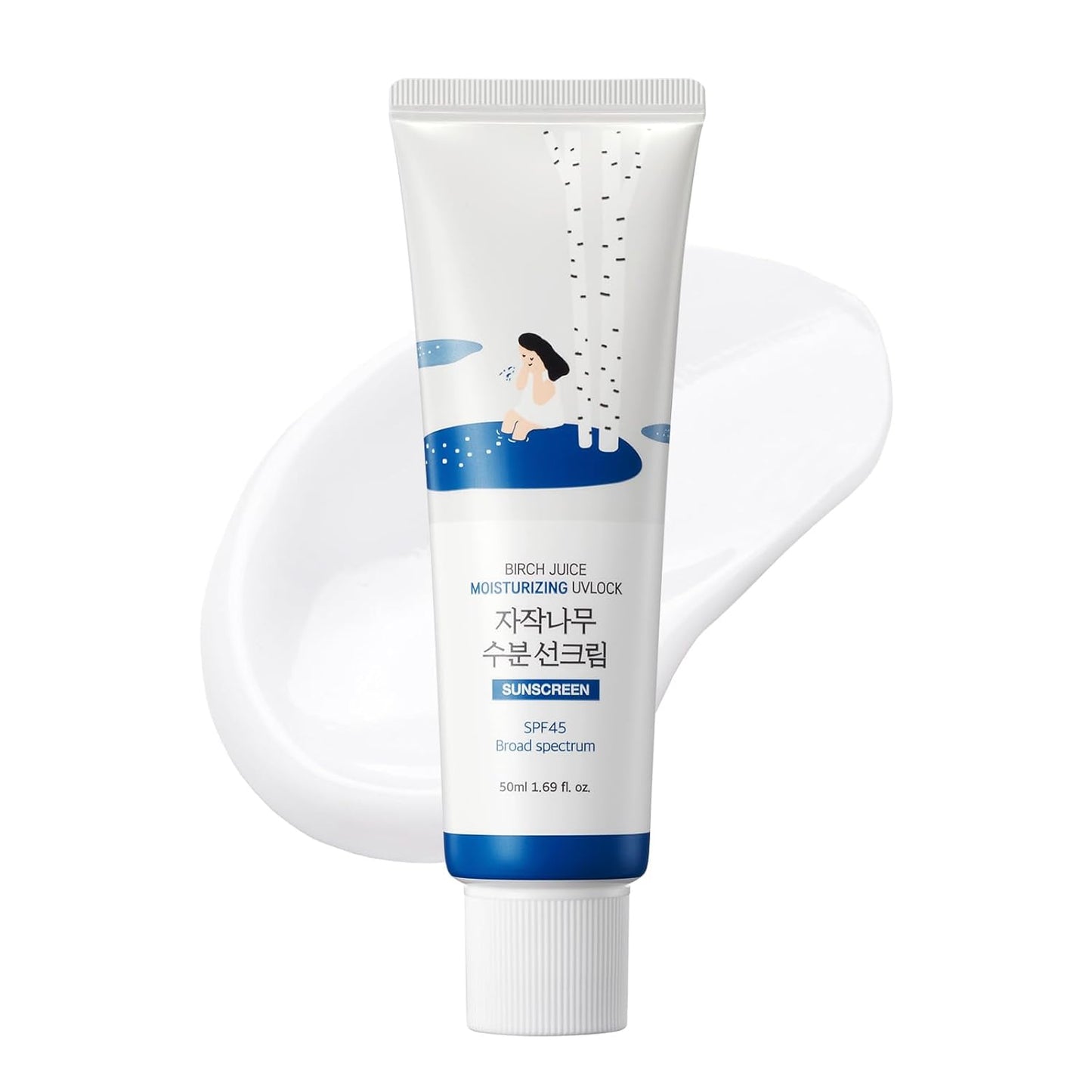 Round Lab - Birch Moisturizing Sunscreen 50+