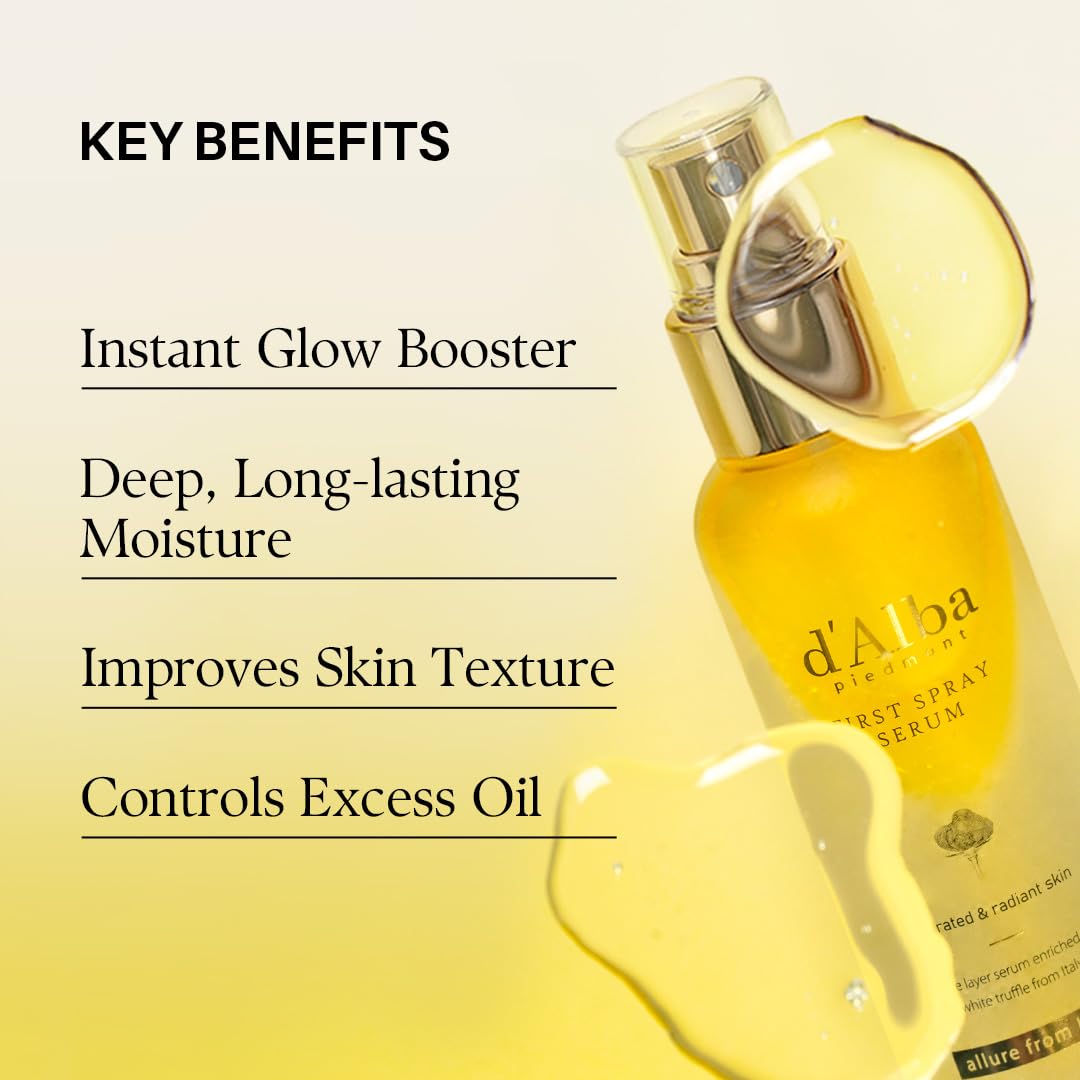 d'Alba Piedmont - White Truffle First Spray Hydrating Glow Mist Serum