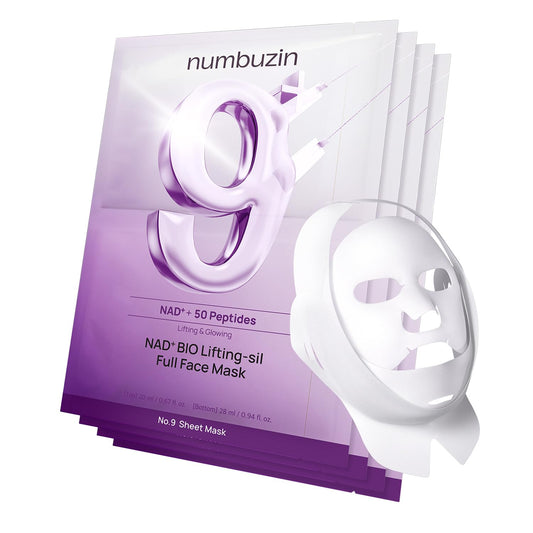 Numbuzin - No.9 NAD+ BIO Lifting-sil Full Face Mask (1ct)