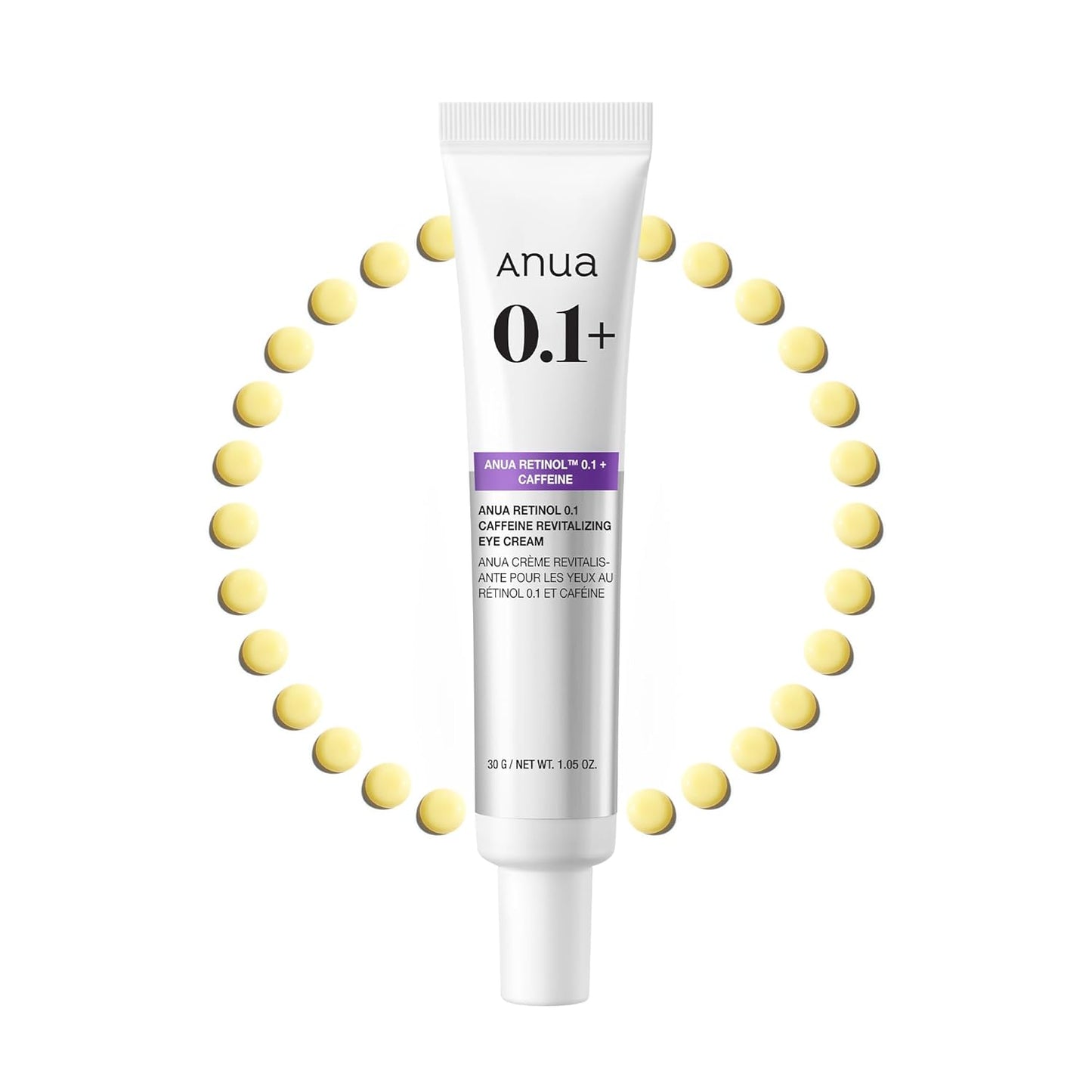 Anua - Retinol 0.1 Caffeine Revitalizing Eye Cream