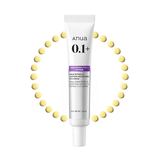 Anua - Retinol 0.1 Caffeine Revitalizing Eye Cream