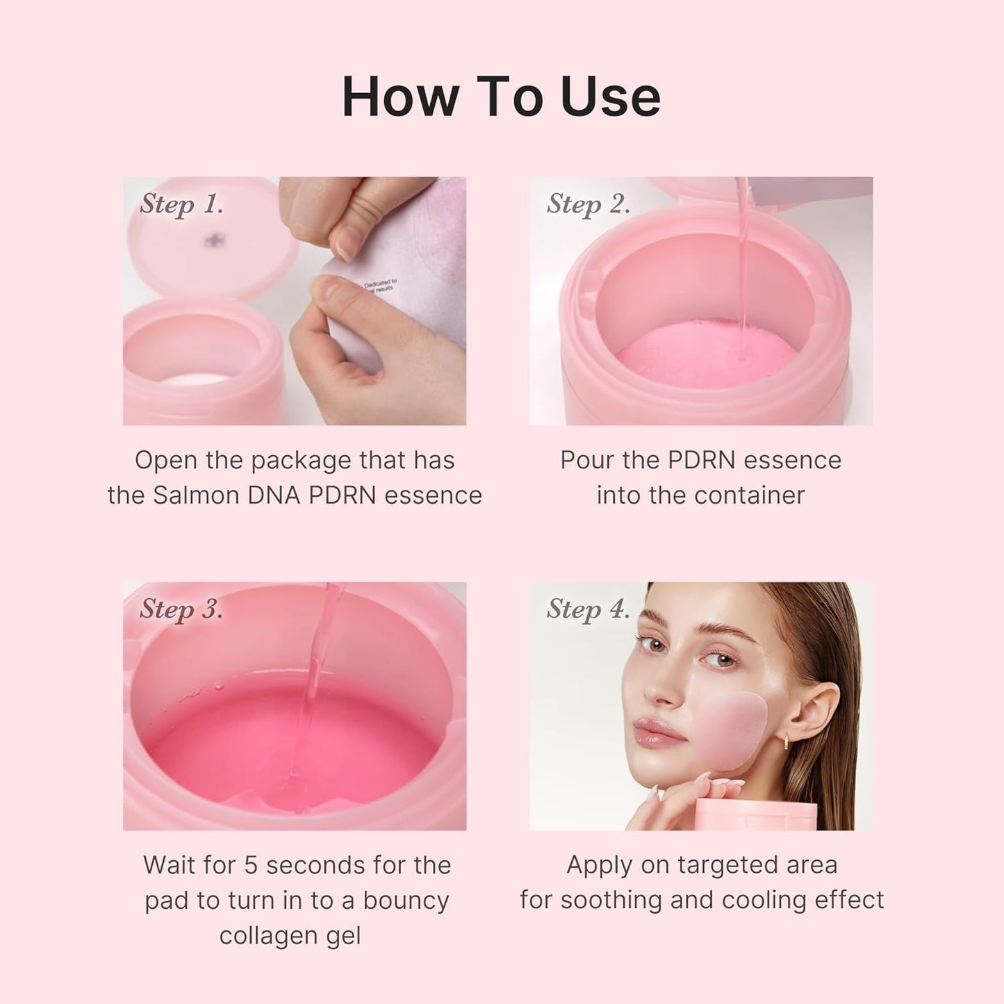 Medicube - PDRN Pink Collagen Toning Gel Toner Pad