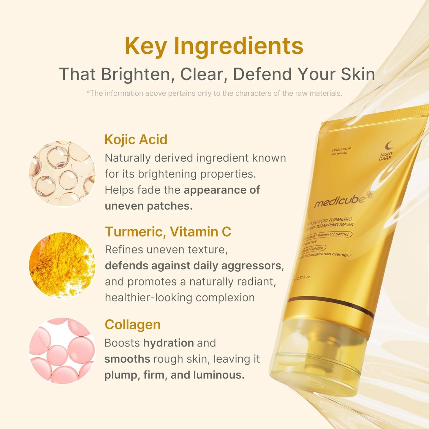 Medicube - Kojic Acid Turmeric Overnight Wrapping Mask
