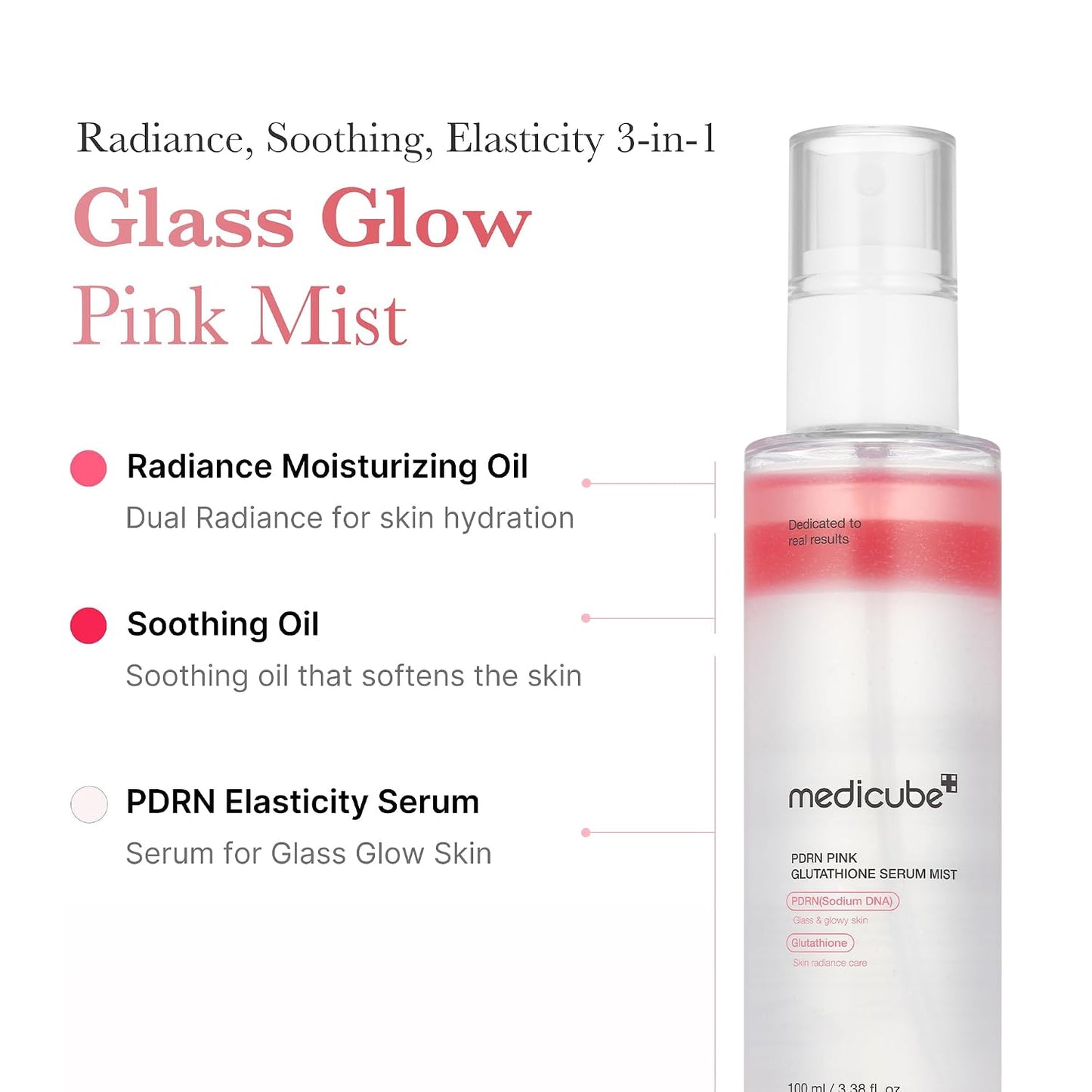 Medicube -  Pdrn Pink Glutathione Serum Mist