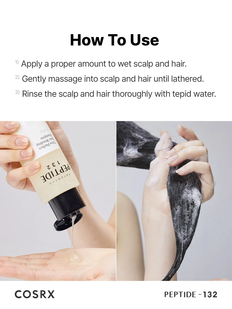 COSRX - Peptide 132 Ultra Perfect Hair Bonding Shampoo