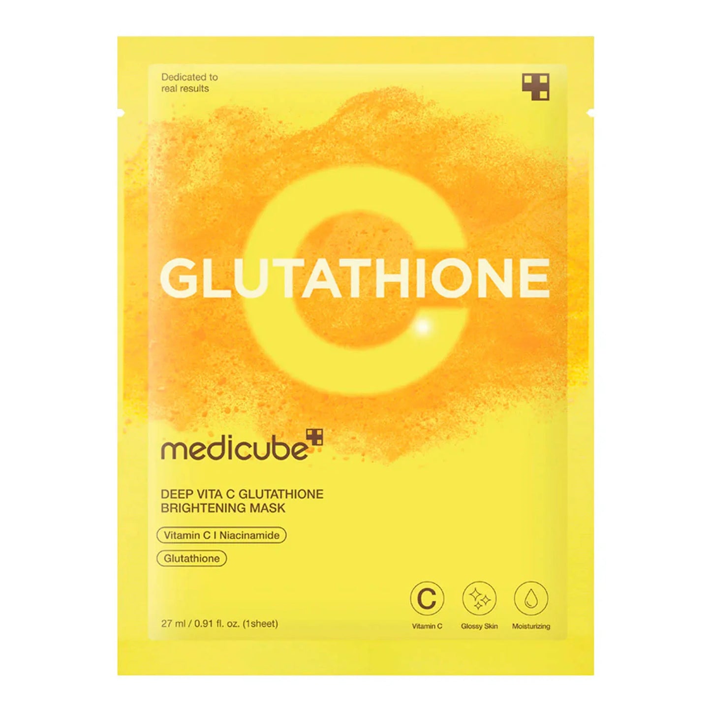Medicube - Deep Vita C Glutathione Brightening Mask (1ct)