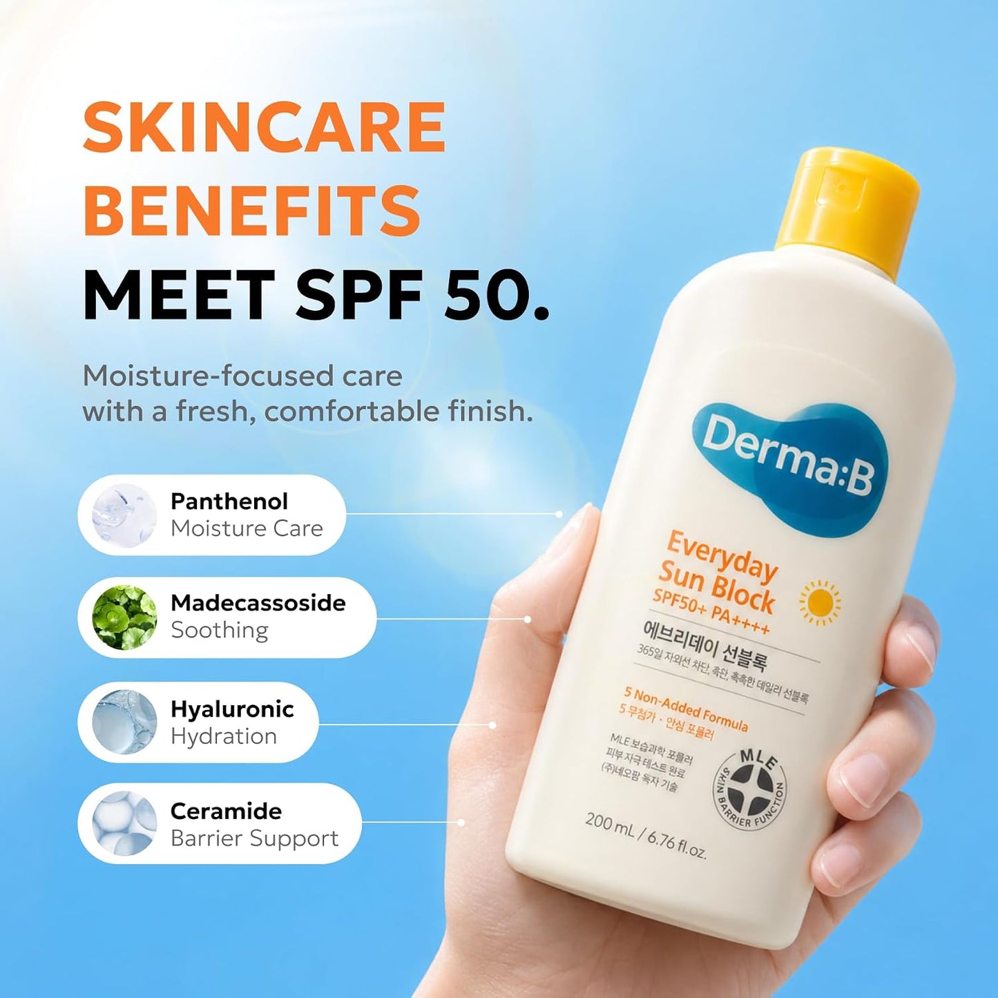 Derma B - Everyday Sun Block Sunscreen SPF50+