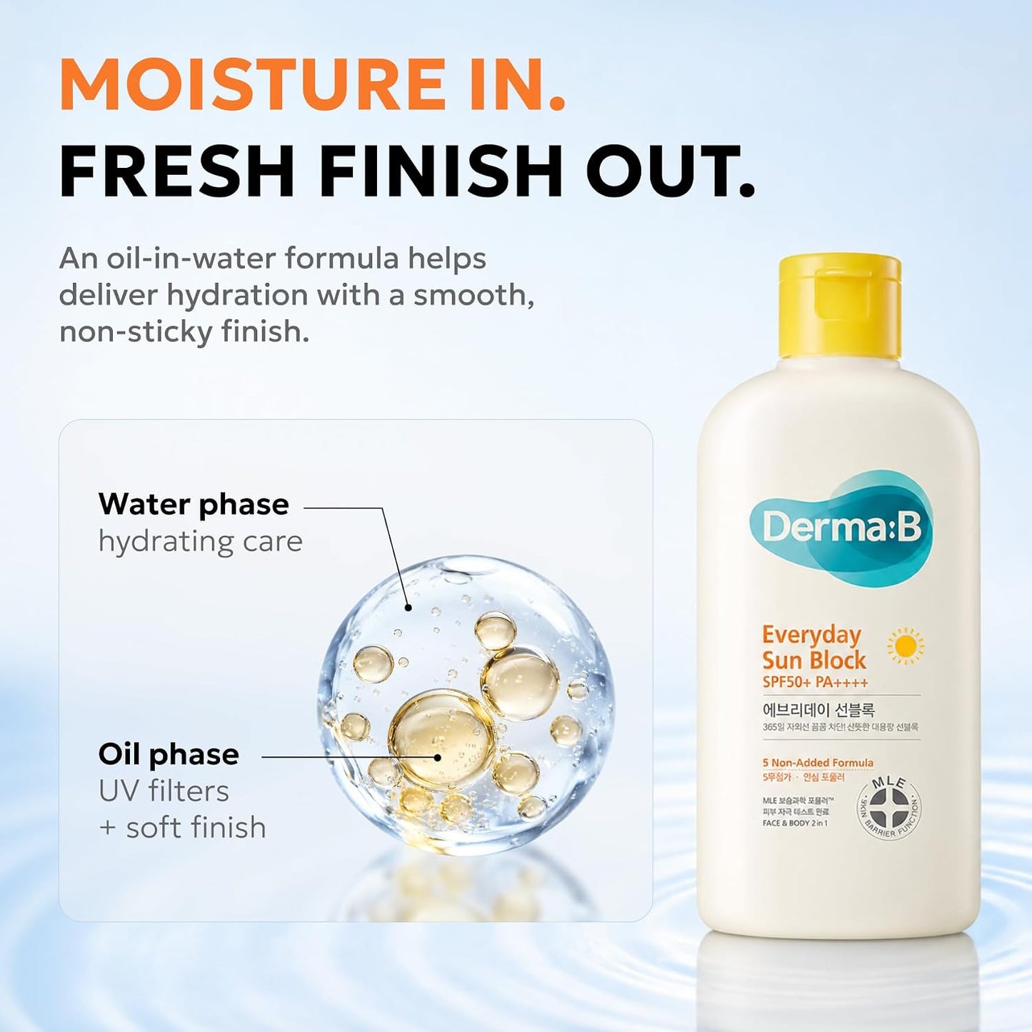 Derma B - Everyday Sun Block Sunscreen SPF50+