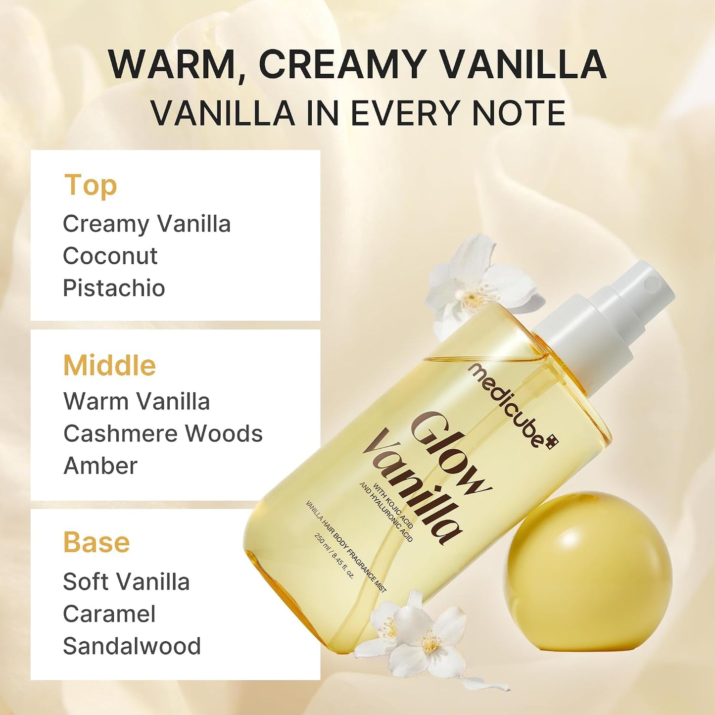 Medicube - Glow Vanilla Hair & Body Fragrance Mist