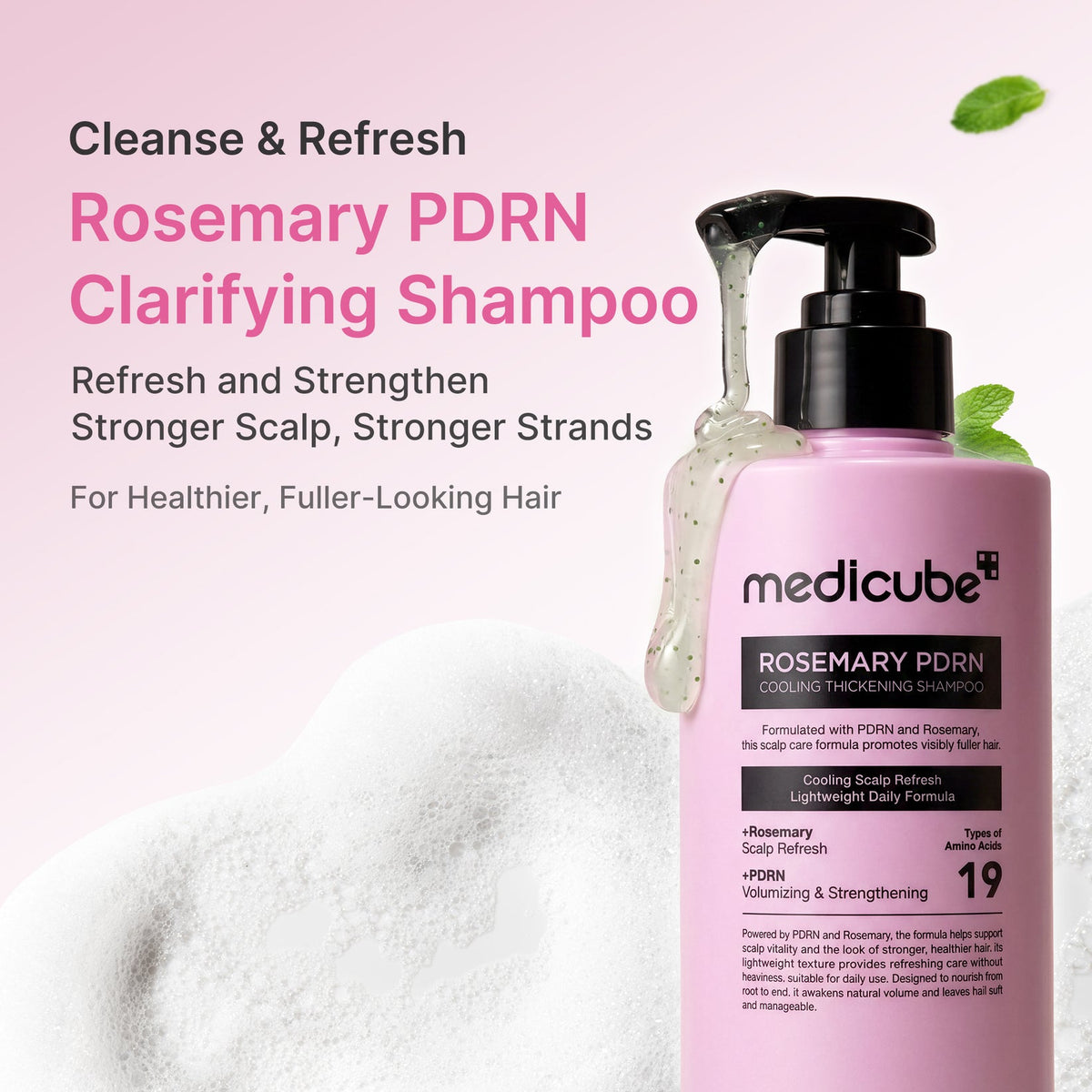Medicube - Rosemary PDRN Cooling Thickening Shampoo
