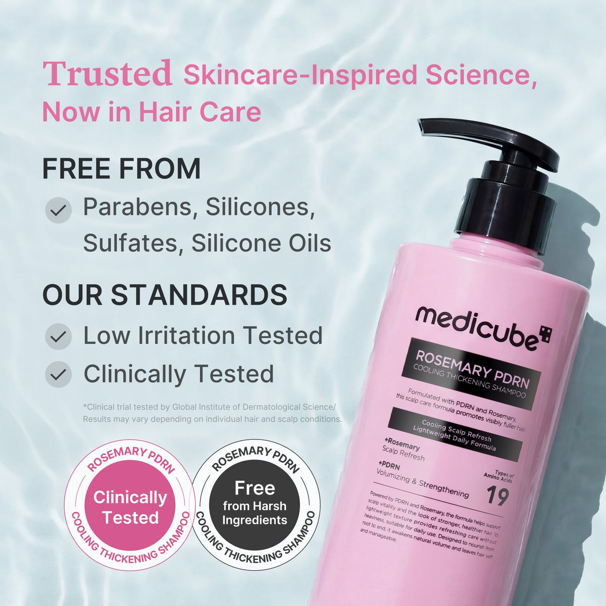 Medicube - Rosemary PDRN Cooling Thickening Shampoo