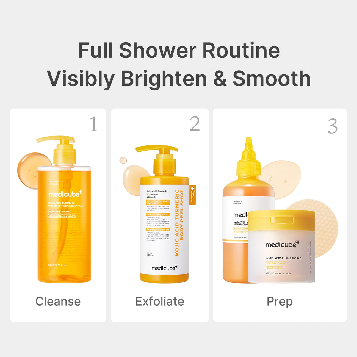 Medicube - Kojic Acid Turmeric Brightening Body Wash