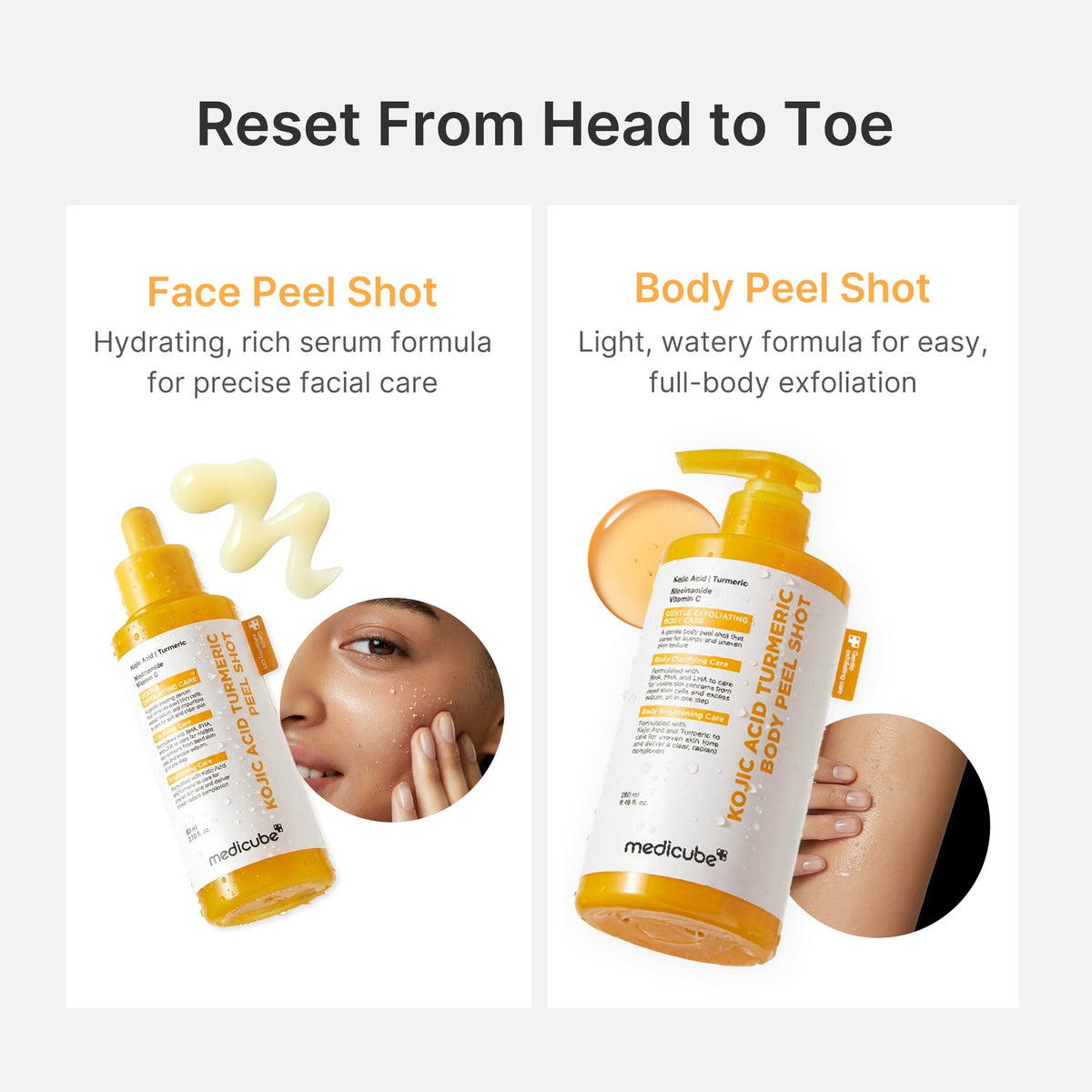 Medicube - Kojic Acid Turmeric Body Peel Shot