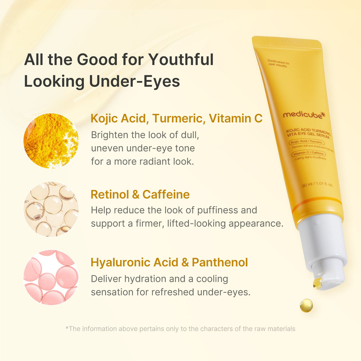 Medicube - Kojic Acid Turmeric Eye Gel Serum