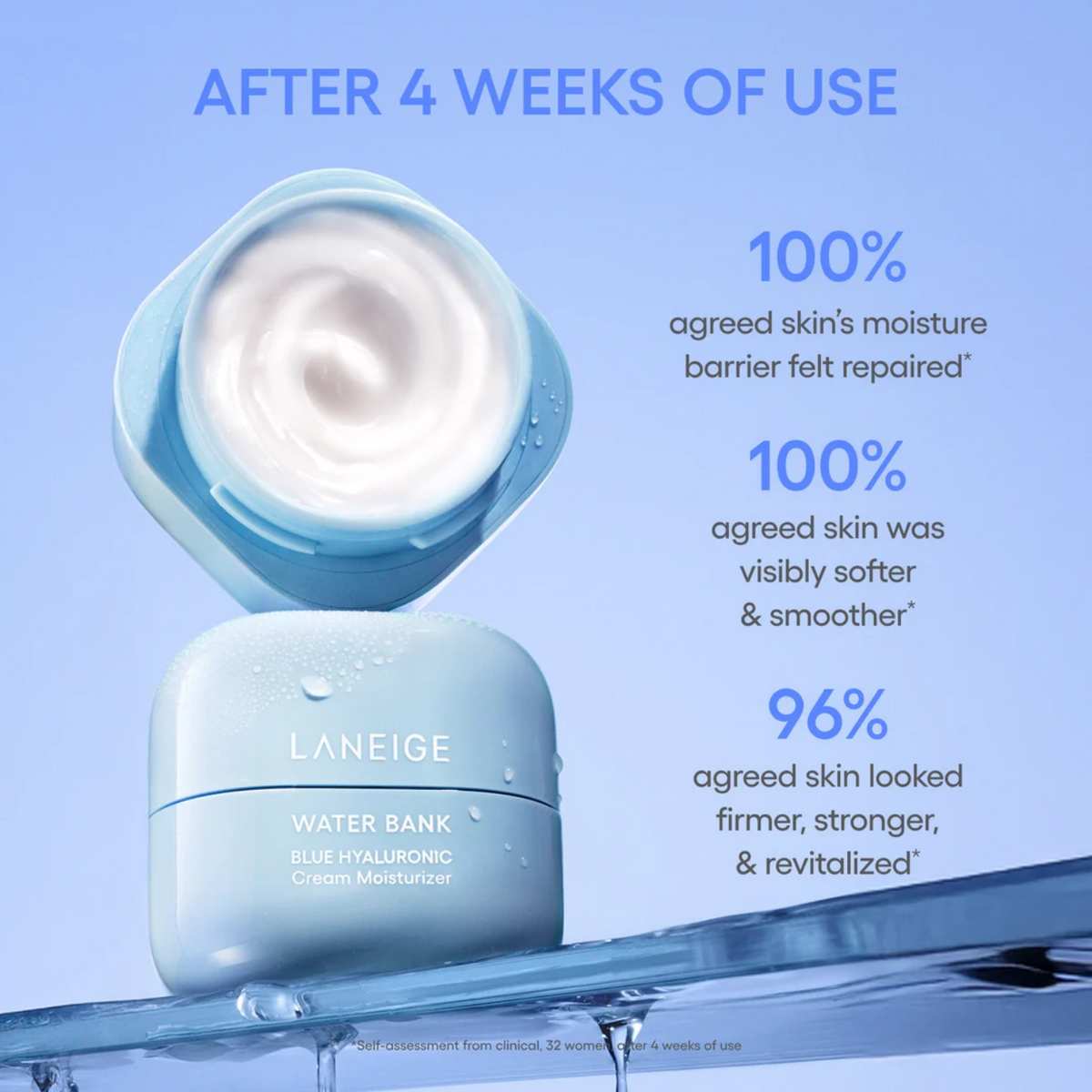 LANEIGE Water Bank Blue Hyaluronic Moisturizer – Hydrating Face Cream