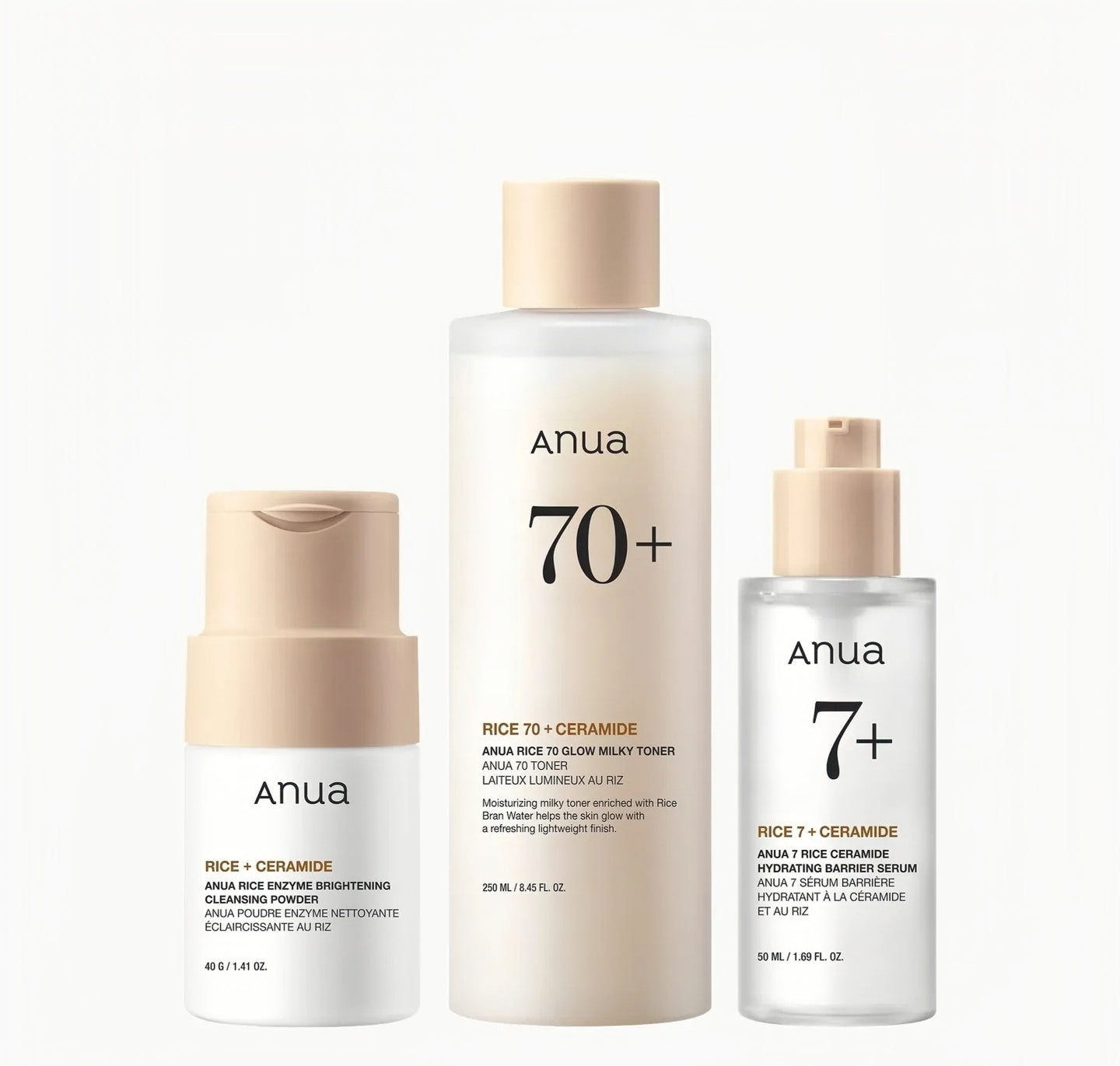 Anua - Rice Glow Hydration & Brightening Set (3pcs)