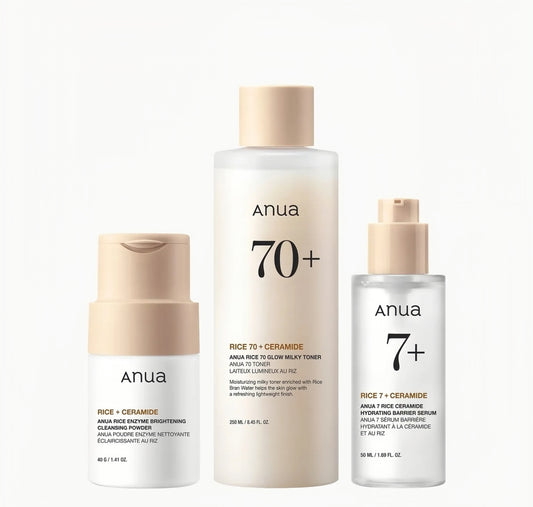 Anua - Rice Glow Hydration & Brightening Set (3pcs)