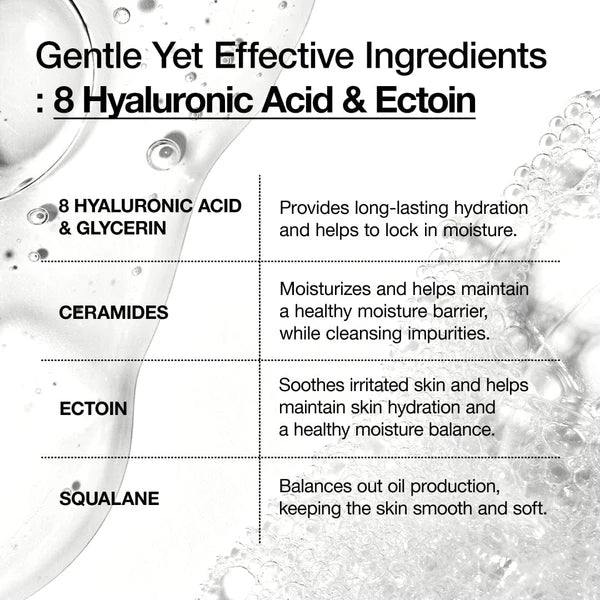 Anua - 8 Hyaluronic Acid Moisturizing Gentle Gel Cleanser