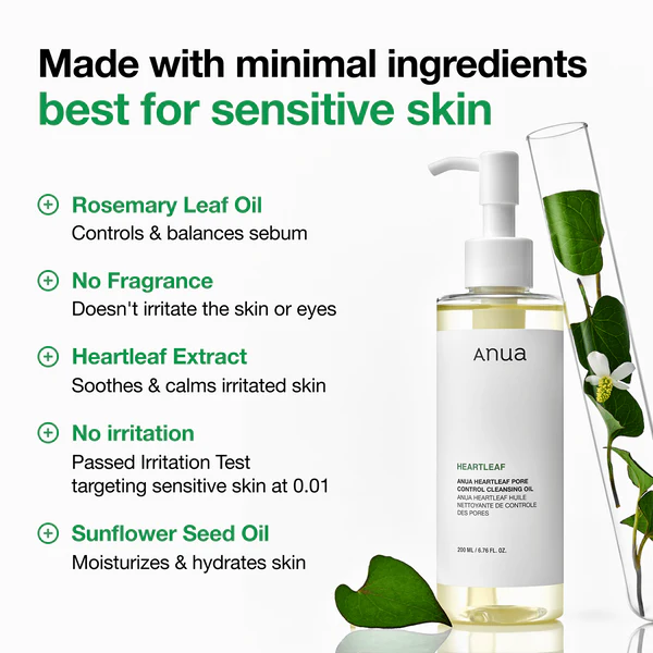 Anua - Heartleaf Pore Control Cleansing Oil