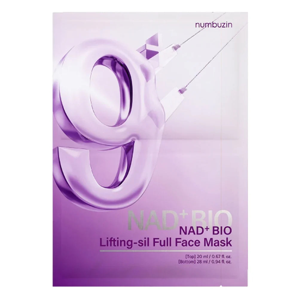 Numbuzin - No.9 NAD+ BIO Lifting-sil Full Face Mask (1ct)