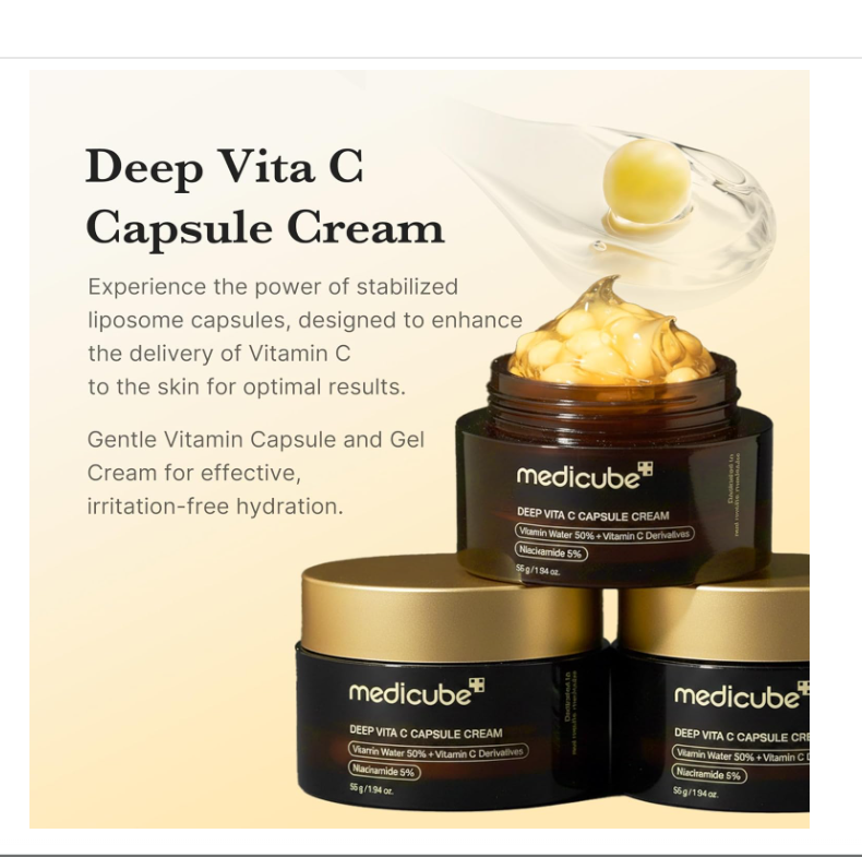 Medicube - Deep Vita C Capsule Cream